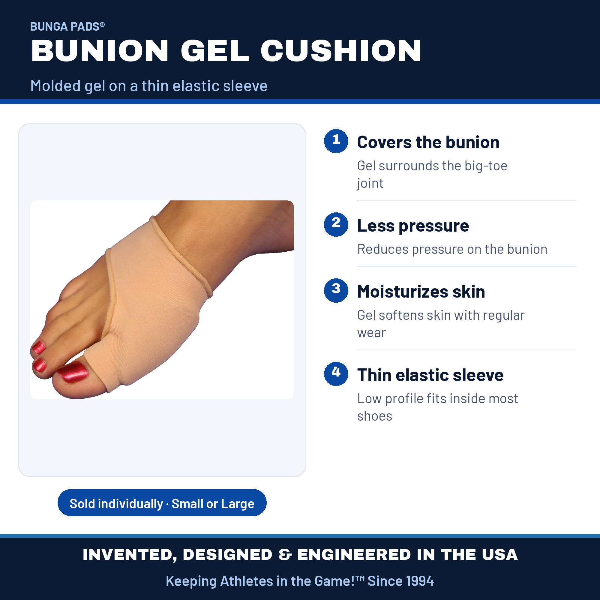 Bunga Bunion Gel Cushion - Image 2