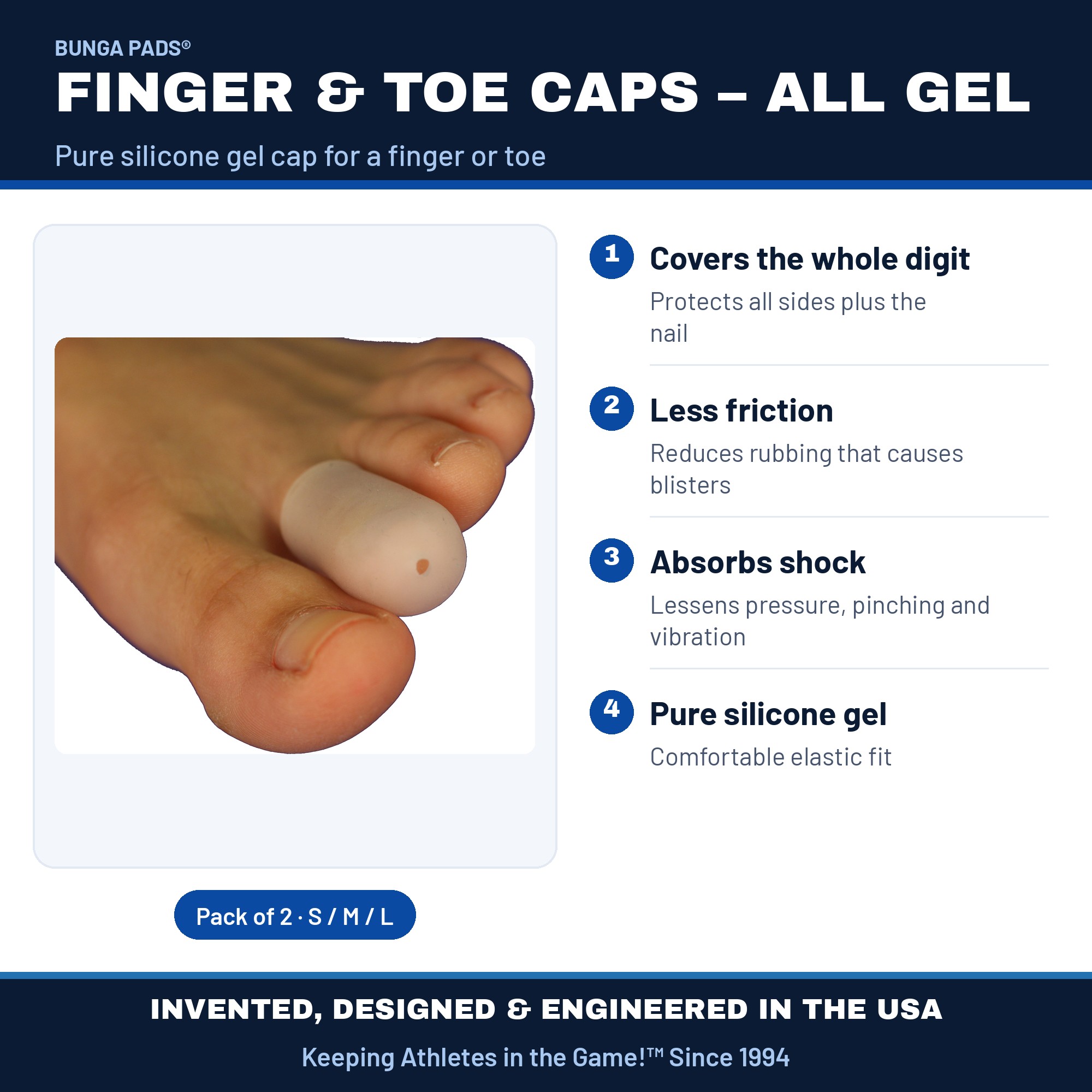 Bunga Finger & Toe Caps – All Gel - Image 2