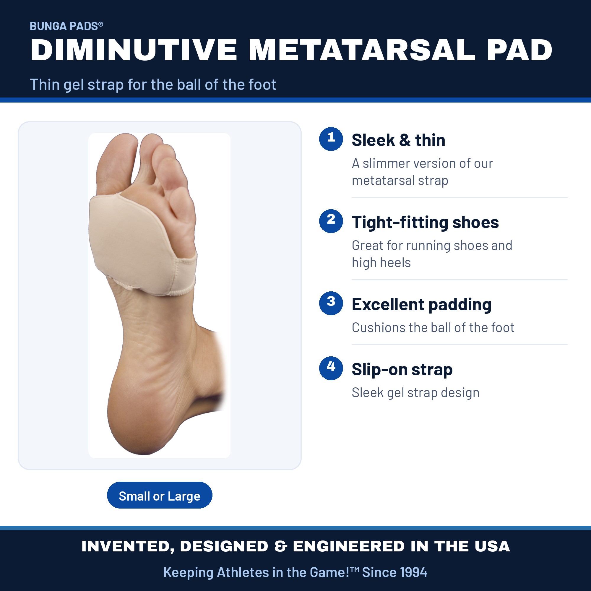 Bunga Diminutive Metatarsal Pad - Image 2