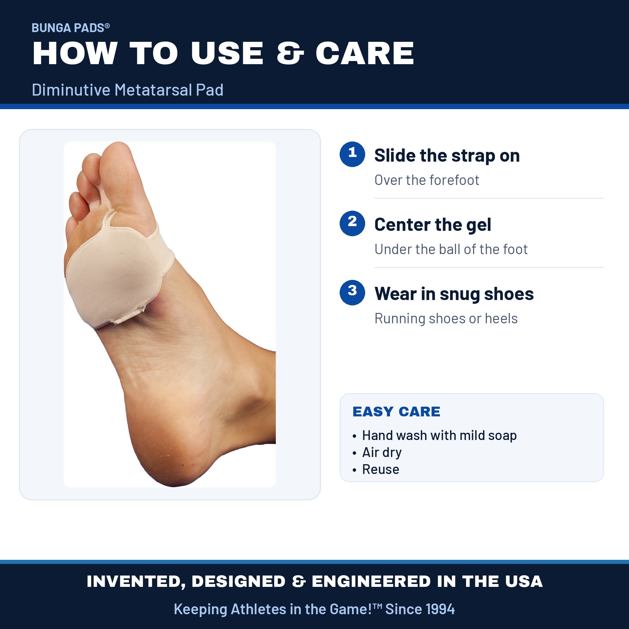 Bunga Diminutive Metatarsal Pad - Image 5