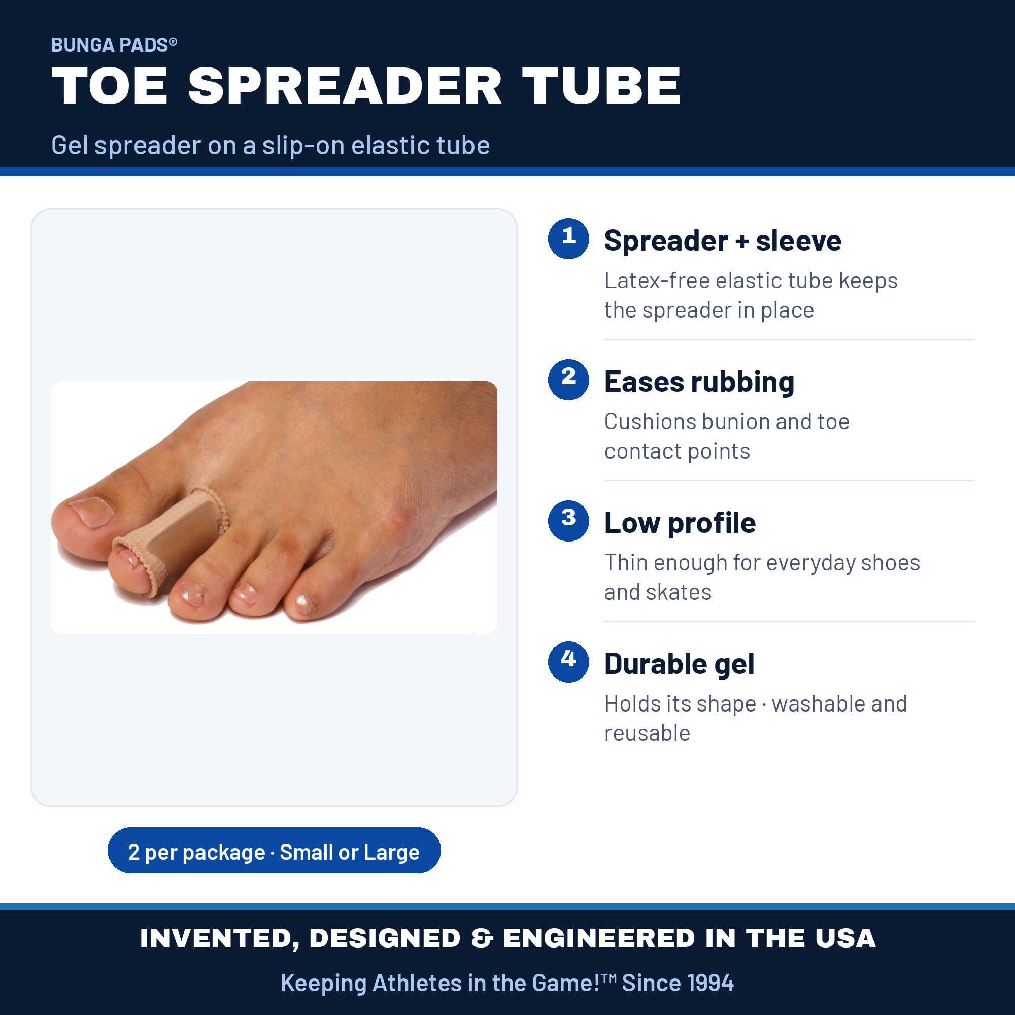 Bunga Toe Spreader Tube - Image 2