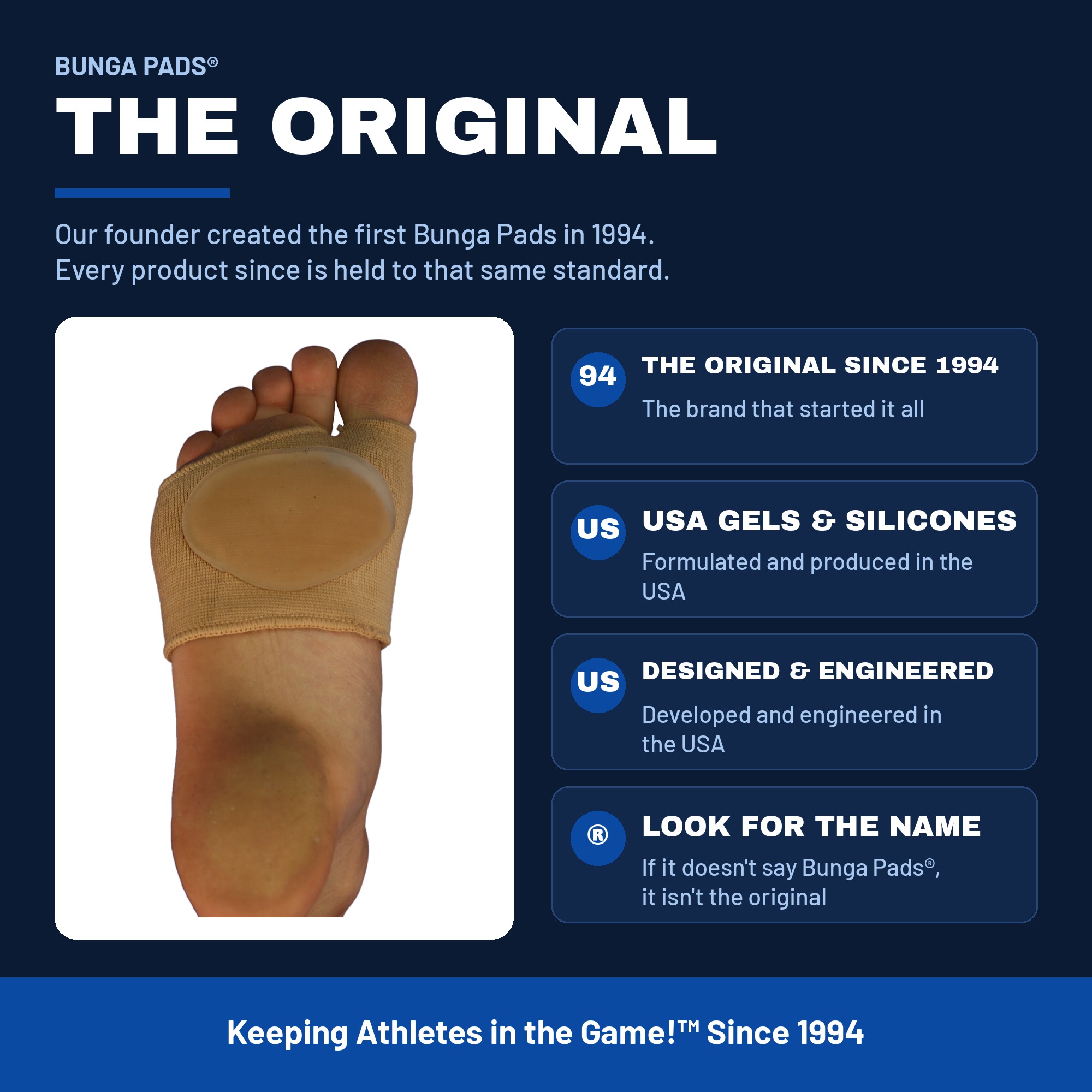 Bunga Ultra Metatarsal Cushion – Uncovered - Image 3