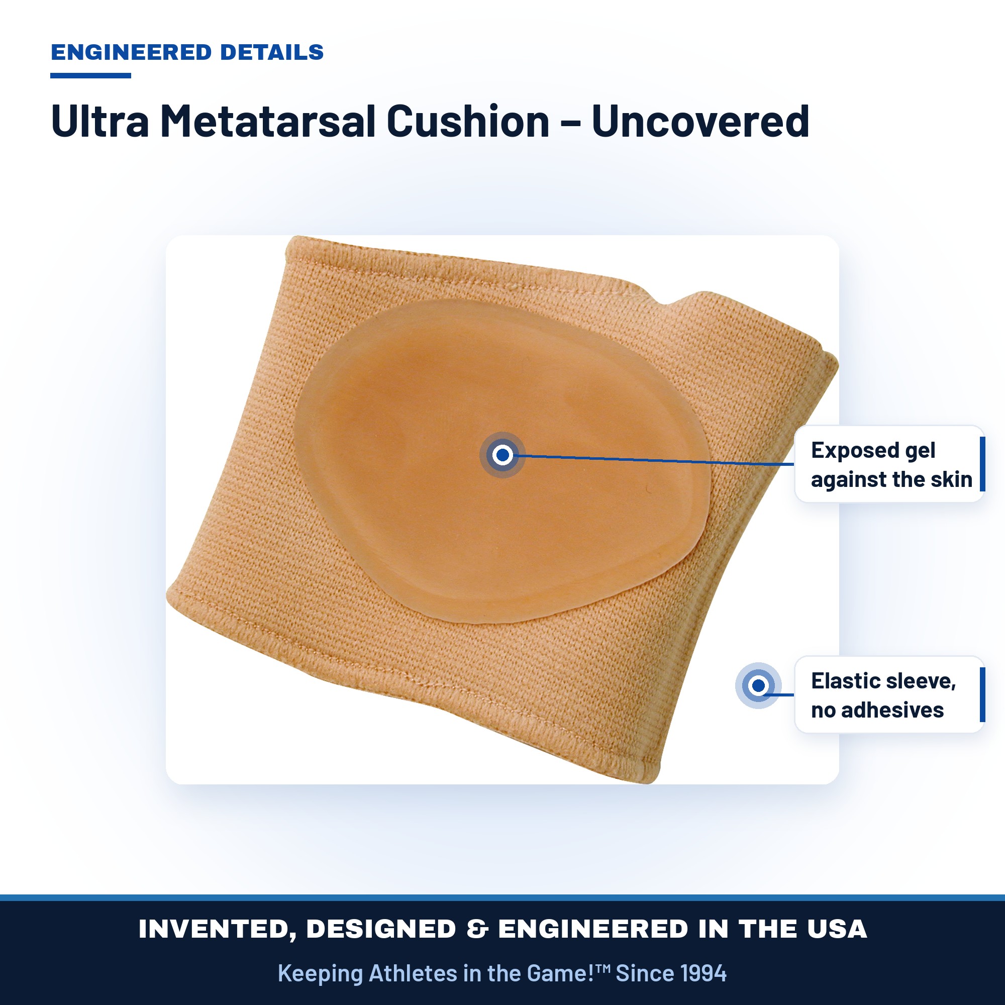 Bunga Ultra Metatarsal Cushion – Uncovered - Image 6