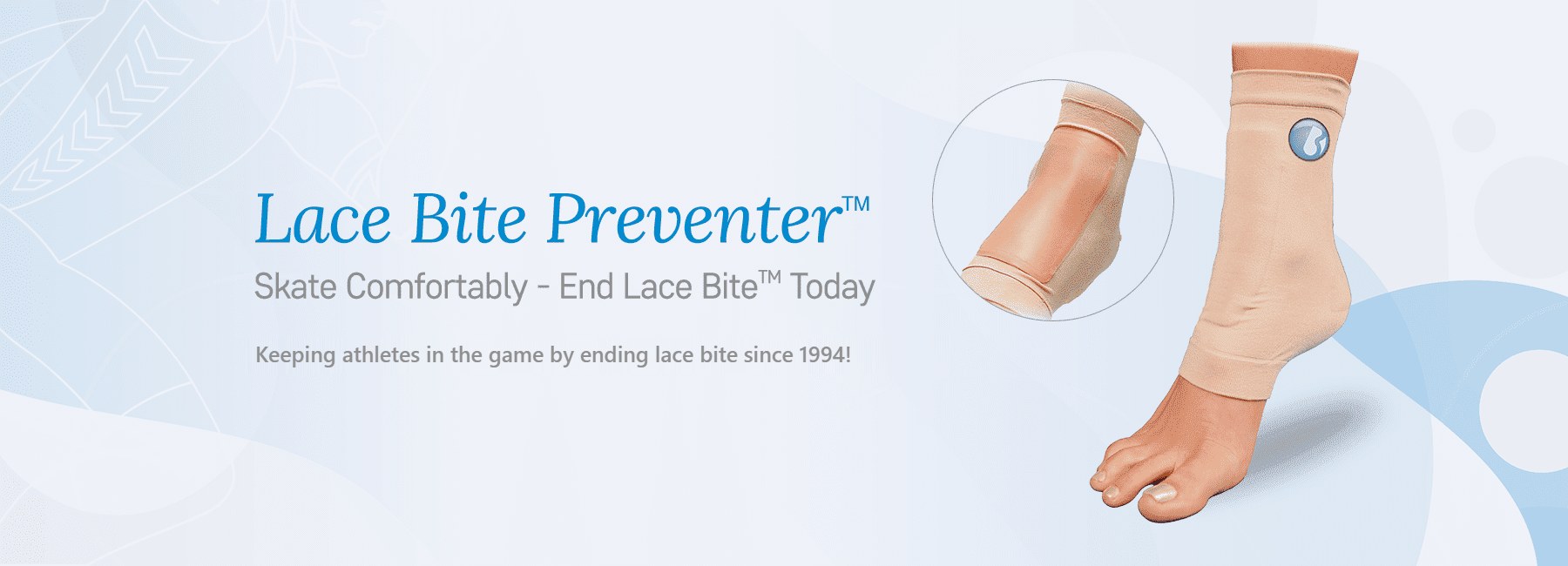 Bunga Lace Bite Preventer for hockey skates